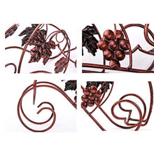 BLMDX Portabottiglie vino vino porta bottiglia casa vino rack in ferro battuto vino rack bronzo