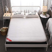 Tappetino Tatami, Materasso Pieghevole Futon Materasso per Dormitorio per Studenti Giapponese Spesso e Morbido,White,150 * 200cm/59 * 79inch