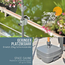 Sopporto ombrellone 4smile ringhiera balcone Sunnyboy - ombrelloni fino a Ø 2m - Made in Germany Porta ombrellone da balcone