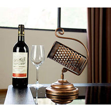 LHQ-HQ Wine Rack, Vino Europeo retrò Rack Elegante Supporto di Vetro Vino Gabinetto Decorazione for Soggiorno Camera da Letto Studio Office19.6 * 14.3 * 28cm