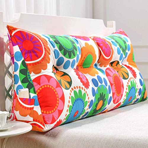 HYY-YY - Testiera per divano con schienale doppio, morbida, per letto Tatami, cuscino lombare (colore: M, dimensioni: 100 cm)