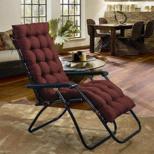zcm Cuscino del Sedile 48x125 Cuscino Reclinabile Cuscino per Sedie A Dondolo Patio Esterno