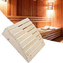 Cuscino di sauna di legno, sauna comoda pratica del poggiatesta del cuscino della stanza di sauna