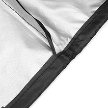 Crazyfly - Copritavolo rotondo per mobili, impermeabile, in tessuto Oxford 210D, copertura antipolvere per esterni, protezione antivento e UV, accessori per mobili da casa e da esterni