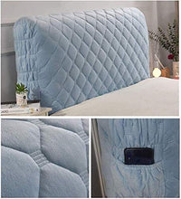 LANG ZI Copertura per Testiera per Letto Copri Testata Letto Matrimoniale/Singolo Premium Imbottita Elastica Copritestata Letto Fodera Protezione Anti-collisione Cuscino (Color : D, Size : 220cm)