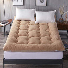 YOLL Materasso Letto futon Matrimoniale e Singolo Pieghevole e Arrotolabile. materassi da Terra 90 * 200cm~200 * 220cm futon Trapuntato salvaspazio | Bed Ground futon bambini/Orange / 1