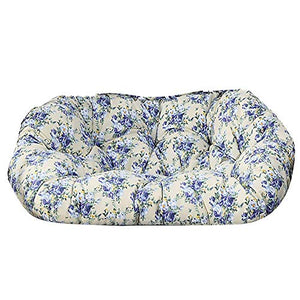 Yxxc Cuscino per Sedia Papasan a Due posti Spesso, Waterpoof Comfort Hanging Egg Cuscini per Sedia Amaca Cuscino del Sedile Rimovibile per Patio Esterno Interno Rosa Viola 150x110 cm
