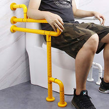 Senza Barriere Maniglioni per WC, Equilibrio Skid Temperatura Ambiente Corrimano del Bagno Maniglia Supporto Sicurezza in Acciaio Inossidabile per Anziani Bambini Disabili Gestante,Bianca