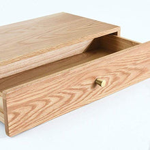 Semplicità Elegante Scaffale Sospeso Sospeso Scaffale per Cassetti in Rovere Semplice Stoccaggio Risparmia Spazio, 2 Colori, HJJ, a, 60X31.5X12CM