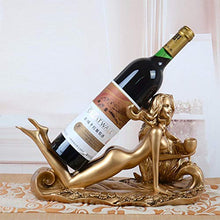 JLXQL Statue Soprammobile Statuine Decorazione Portabottiglie Portabottiglie Portabottiglie Decorazione Arredamento   Soggiorno Rosso