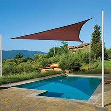 TRITTHOCKER Tenda a Vela, in Poliestere Oxford Stoffa Impermeabile, Patio con Giardino Piscina Vela Tenda,4x4x5.7m