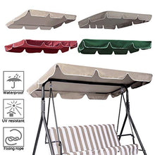 WWJJLL Baldacchino di Ricamo per Oscillazione Sedile 2/3/4/3/4 Seater Taglie Giardino Swing Top Cover Patio Swing Hammock Tetto Impermeabile Outdoor Swing Cover,1,XL