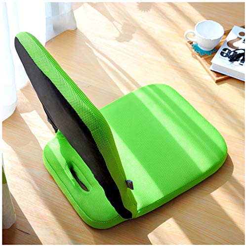 SMC Dormitorio Singolo Pigro Divano Giapponese Pieghevole Sedia Camera da Letto Soggiorno Studio Divano Letto (Color : Green)