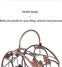 RINGLICHT F Controsoffitto Wine Rack, I Titolari Ferro in Piedi Tavolo Vino Bagagli Stand, Creativo Bagagli Supporto del Basamento, Display Tavolo 7 Bottiglie di Vino Gratis Home Office