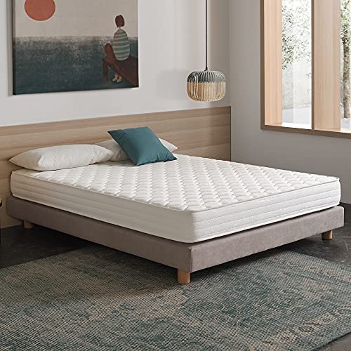 Naturalex | Supratex | Materasso Singolo 70x190 cm in Lattice e Waterfoam Multi Densità | Tecnologia Multistrato Adattamento Istantaneo | 7 Zone Ricezione Bilanciata | Struttura Traspirante