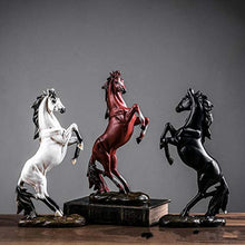LOYWT Decorazione Cavallo Nordico Sala Studio Armadio TV Armadio Vino Domestico Artigianato Creativo-Cavallo Bianco