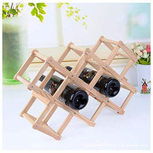 ASDFGHJKL Piramide di Vino di Legno Display Rack, Display Pieghevole Decorativa del Salone del Governo del Vino Rosso di Magazzino, Pallet
