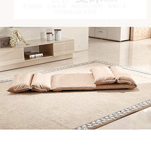 SCDXJ Floor Sofa Chair Pieghevole Multifunzionale for Cuscini da Terra Sedia Lazy Sofa Sedie da Gioco for Bambini Sedia Pieghevole (Color : Beige)
