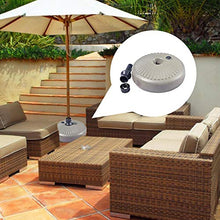 Base di Appoggio Standard in Plastica Base Rotonda per Ombrelloni per Ombrelloni Montante Dell'ombrellone in PE Supporto Ombrelloni A Parete Giardino Balcone Terrazza per Diametro 3.5-3.8cm