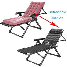 AI LI WEI SHUAIIJUAN Sedia per Il Tempo Libero Domestico Patio Sdraio Sdraio reclinabile Sedie Regolabili sedie Pieghevoli Lawn Camping Yard Pool Beach Conservatorio Max.441lbs - Rosa