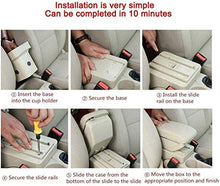 LANCHUN Armrest for S Uzuki Swift 2005-2019 Armrest Box Car Center Console Scatola di immagazzinaggio Bracciolo con Funzione di Ricarica 7 Porte USB Luce a LED Integrata (Color : Beige)