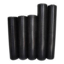 Maglia da 2cm/0,78 Pollici Recinzione del Giardino, Reti per Pollame, Rotolo Barriera in Plastica, Anti-UV per Balconi, Letto di Fiori, Giardino Botanico, Zoo (Color : Black, Size : 1x8m)