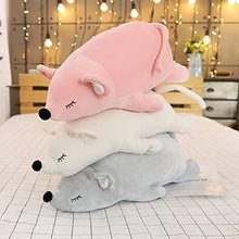 YiXing 1pc sonno cuscino arrivo super morbido peluche peluche peluche peluche peluche peluche peluche animale giocattolo mascotte per bambini (colore : grigio, altezza: 75cm)