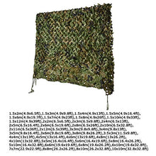SMYH Rete Mimetica da Caccia Camouflage Net Esercito, 1.5x4m 1.5x6m 2x2m 2x8m 3.5x3m 4x10m, Caccia Campeggio Paesaggio forestale Decorazione Giocattoli per Bambini