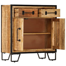 vidaXL Credenza Vintage Armadietto Madia Consolle Cucina Cassettiera Dispensa Vetrina Arredo Soggiorno Armadio Arredamento Massello di Mango