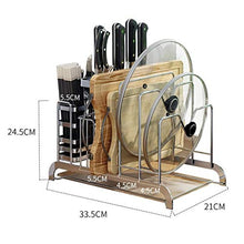 LYM &ripiano di stoccaggio Mensole della Cucina, Multifunzione Domestica Pot Shelf da Terra Chopper condimento Rack di stoccaggio Scaffale Scaffale di Finitura