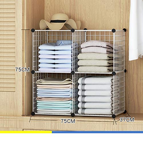 JYXJJKK Armadio A Strati Sovrapposti Gratuiti,divisore di Stoccaggio Vestiti Pieghevoli-f