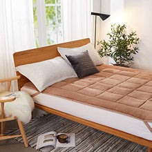QVIVI Materasso Futon, Pieghevole Materassi Letto Futon Addensato Materasso da Campeggio Portatile Morbido Tatami Antiscivolo Dormitorio Studente Pad 1.2 * 2M