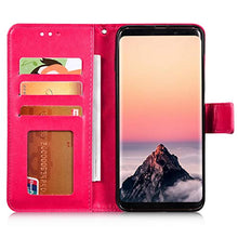Robinsoni Custodia Compatibile con Samsung Galaxy S9 Plus Cover Portafoglio Galaxy S9 Plus Cover Libro Cover Pelle Antiurto Custodia Wallet Flip Cover Taccuino Libretto Custodia Stampata Gufo Cover