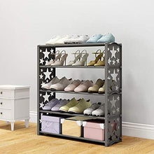 XWZH Cabinet Scarpe da Polvere Stand per Scarpe da Scarpe Regolabili a 5 Livelli Regolabili per Scarpe da Scarpa per 15 Paia, Risparmio Spazio, Facile Assemble (Color : White)
