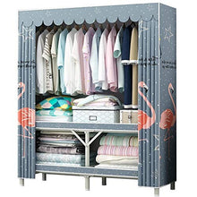 JJZXT Pieghevole Armadio Semplice Panno Gabinetto delle Famiglie l'installazione in Armadio Camera da Letto Moderna Semplice Camera Assembly