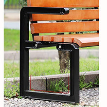 Outdoor Furniture Panchina da Giardino panchina da Giardino, panchine Decorative per scuole comunitarie in Cortile con braccioli e schienali, panchine in Legno massello Resistenti alle intemperie