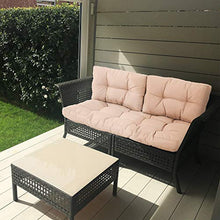 giordano shop Set 3 Cuscini Seduta e 2 Schienali per Pallet in Poliestere Imbottito Beige