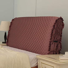 Renbin Copertura per Testiera, Copri Testata Letto Matrimoniale Imbottita in Cotone, Elasticità all-Inclusive Protezione Antipolvere, Fodera Testata Letto Matrimoniale Copri,C-180cm
