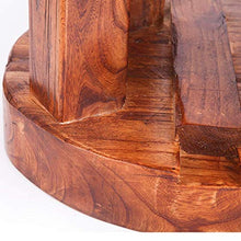 AYHa Bagno Sgabello vecchio olmo pranzo Sgabello Adulto Cambia scarpe Banco Log Pastorale Tavolino Sgabello domestica Bagno sgabello basso Sgabello,35 * 35 * 35cm