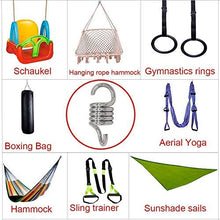 Amaca Swing Hanging Chair Ganci Hardware Molle Kit per Patio Portico Yoga Swing Heavy Duty Decorazione…