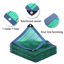 Senza marchio DANDAN Ombreggiatura Ombreggiatura Ombreggiatura 95% Panno per Protezione Solare Tessuto Resistente Ai Raggi UV Tessuto Telone Verde Ago Piatto A Quattro Fili Rinforzo (Size : 2 * 10m)
