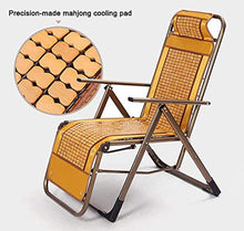 WUY Sunloungers - Sedia di bambù Materiale in Legno Regolabile Pieghevole Regolabile Pieghevole Pieghevole Heavy Duty Balcony Sun Lounger Sedia da Spiaggia all'aperto