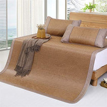 ZHSGV Stupini Pieghevoli squisiti, Adatti per tappetini Estivi, tappetini in Rattan Spessi, stuoie d'Aria condizionata, Tutte Le Taglie Sono libere di Scegliere (Taglia : 135 * 198cm(53 * 77inch))