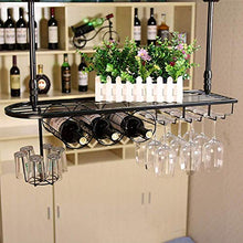 Cremagliera Del Vino Del Metallo Porta Bottiglie E Vetro Portabottiglie Per Vino- Portabottiglie Da Appendere, Portabottiglie Da Vino, Bar Cucina Domestica