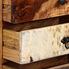 vidaXL Credenza in Legno Massello di Sheesham Armadietto Portaoggetti Madia