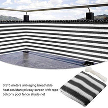 Recinzione Copertura per Balcone Protezione della Privacy Schermo Copertura della Piattaforma della Piscina per Protezione Solare Blu/Nero | 2 Colori Disponibili - Cover Protettiva per Schermo