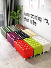150 x 40 x 40 cm, grande sgabello per il cambio delle scarpe, per il centro commerciale di alta qualità, per il soggiorno, il divano, lo sgabello, la panchina (colore: marrone, dimensioni: medio)