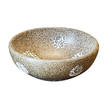 FGH QPLKKMOI Ceramica Ciotola Rotonda Bagno Vessel Sink, Famiglia Rotonda Lavabo