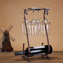 Portavini Moda Wine Rack vitivinicolo Europeo Creativo Rack Hanging Calice Rack Bottiglia di Vino Wine Rack Rack Wine Glass Rack Upside Down Home (Color : Photo Color)