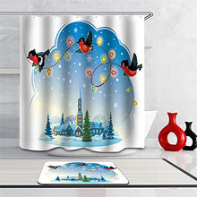 LIYAN Combinazione Bagno. Immagini Chiare E Colori Vivaci Rendono Il Tuo Bagno Pieno di Vita. Accessori da Bagno. Natale. Uccello. Lanterna.